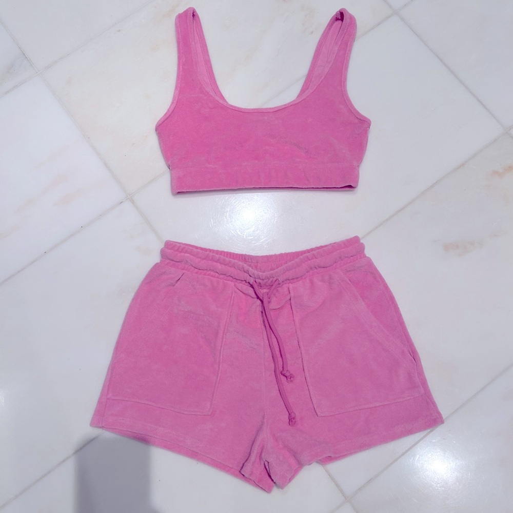 New Zara terry sets